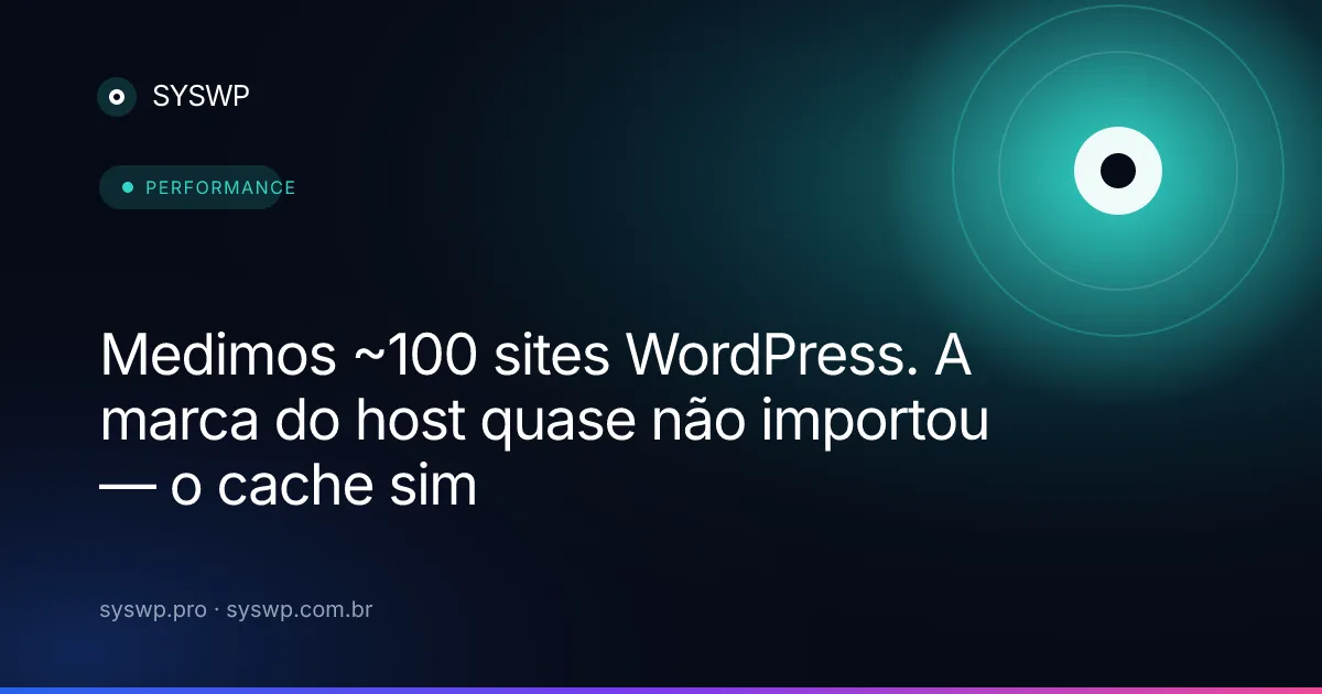 Stacks de hospedagem WordPress comparados por performance real