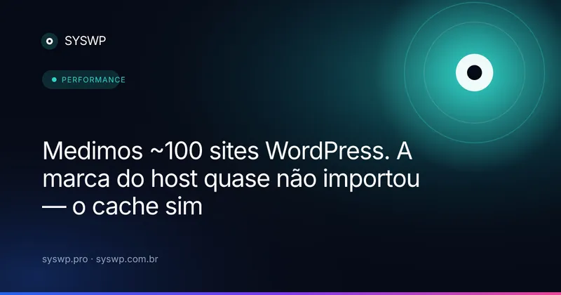 Stacks de hospedagem WordPress comparados por performance real