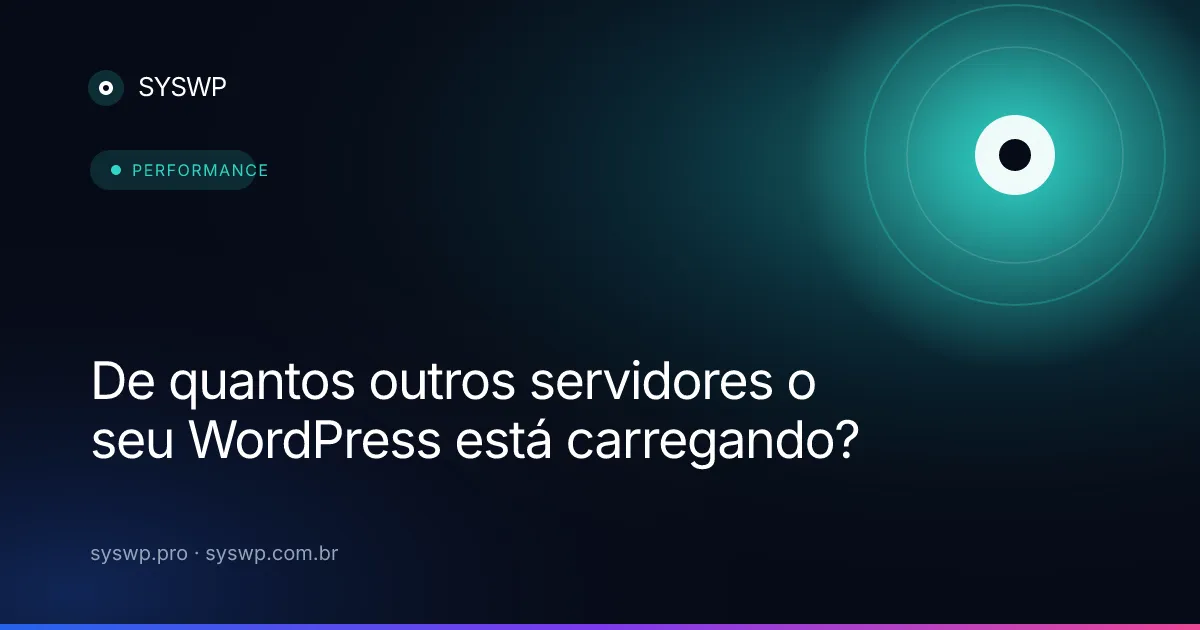 Hosts de terceiros carregados por sites WordPress reais