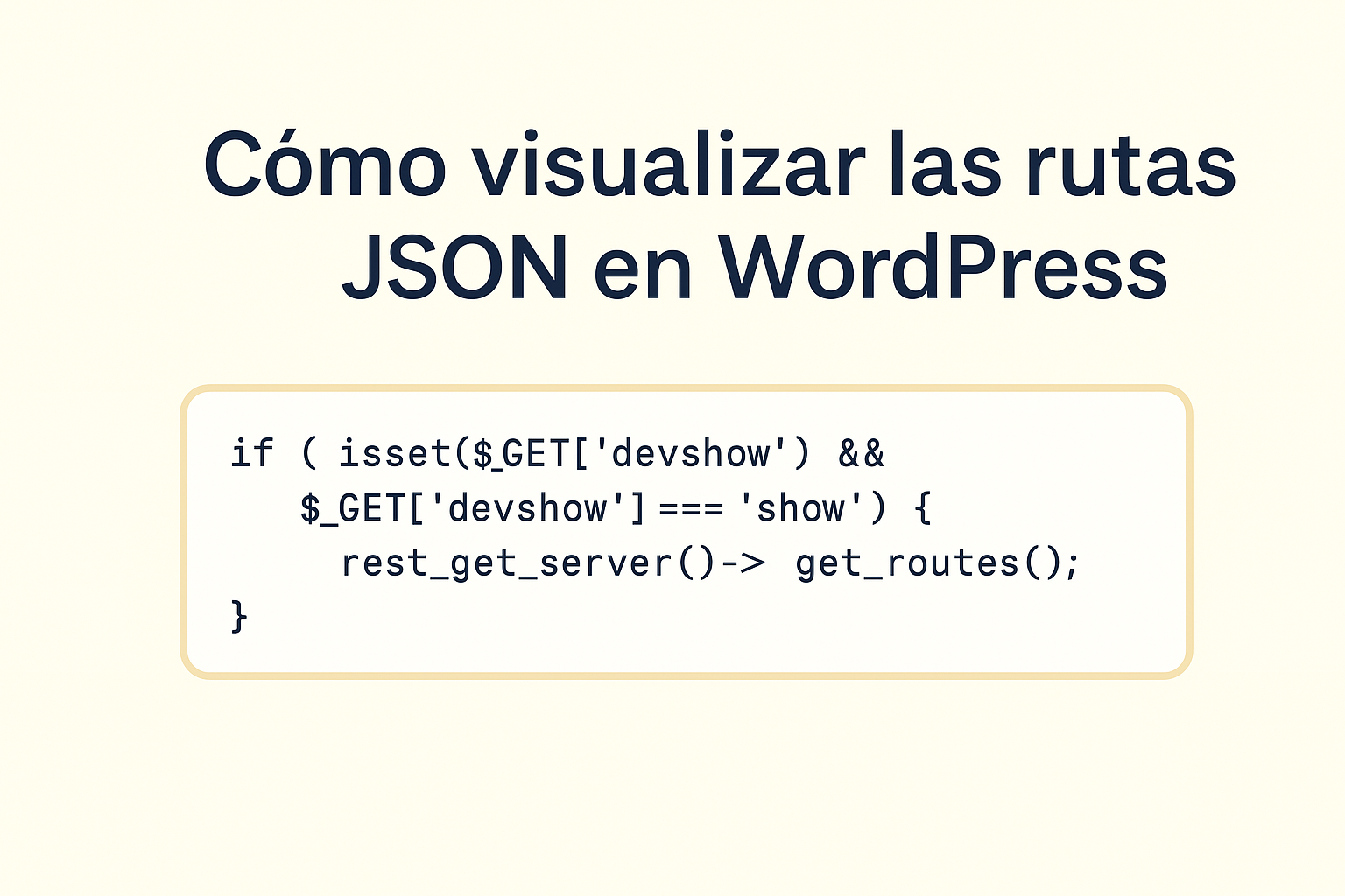 Cómo visualizar las rutas activas de la REST API en WordPress (y detectar endpoints sospechosos)