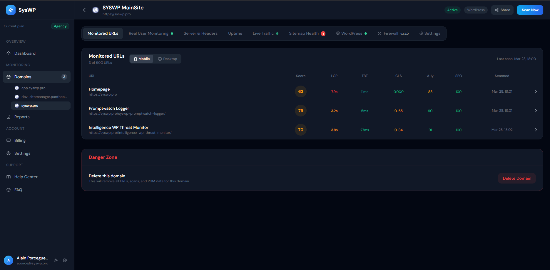 SYSWP App